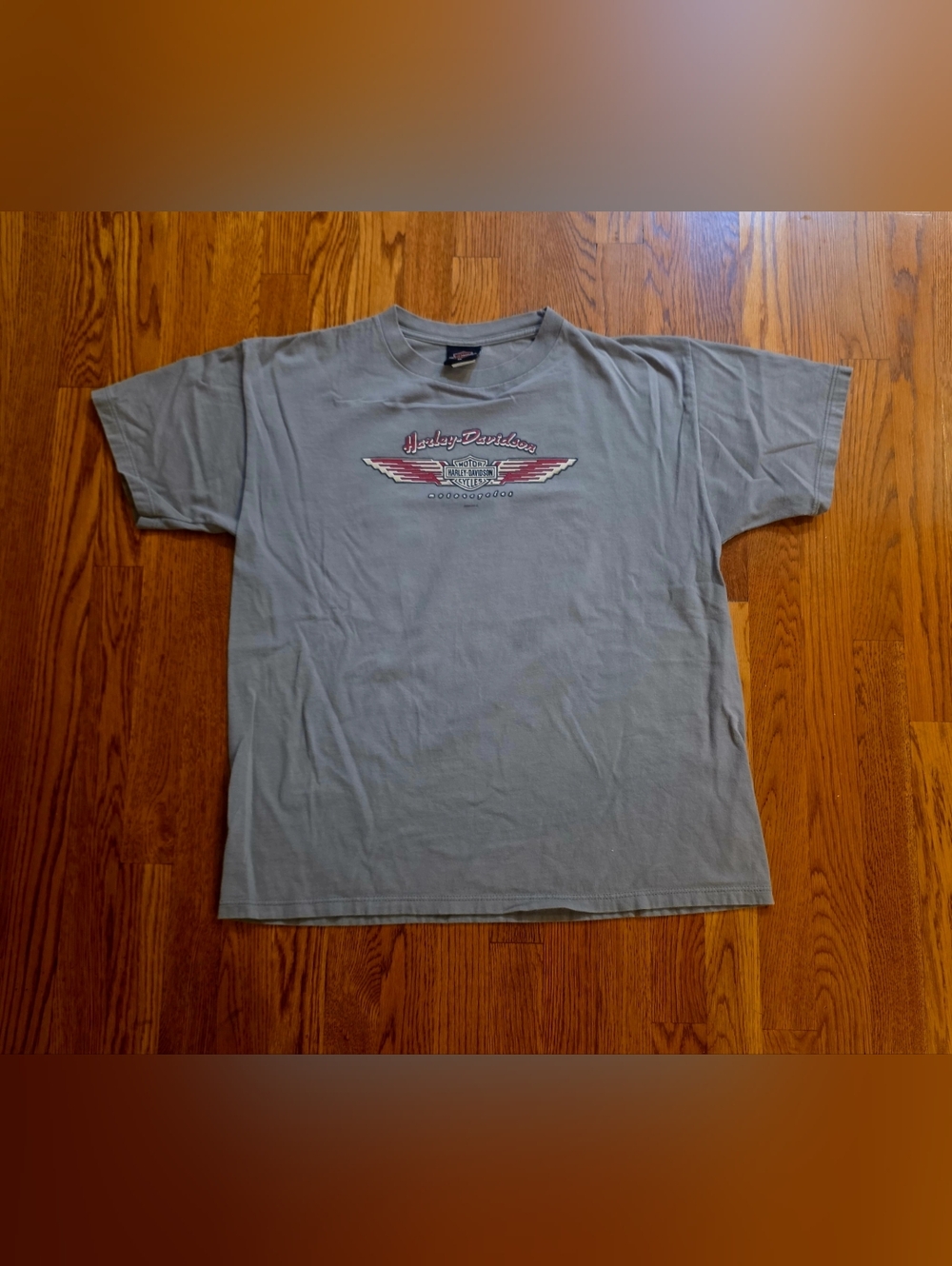 Harley-Davidson Knoxville TN Light Gray Short Sleeve Logo Tee Size XL